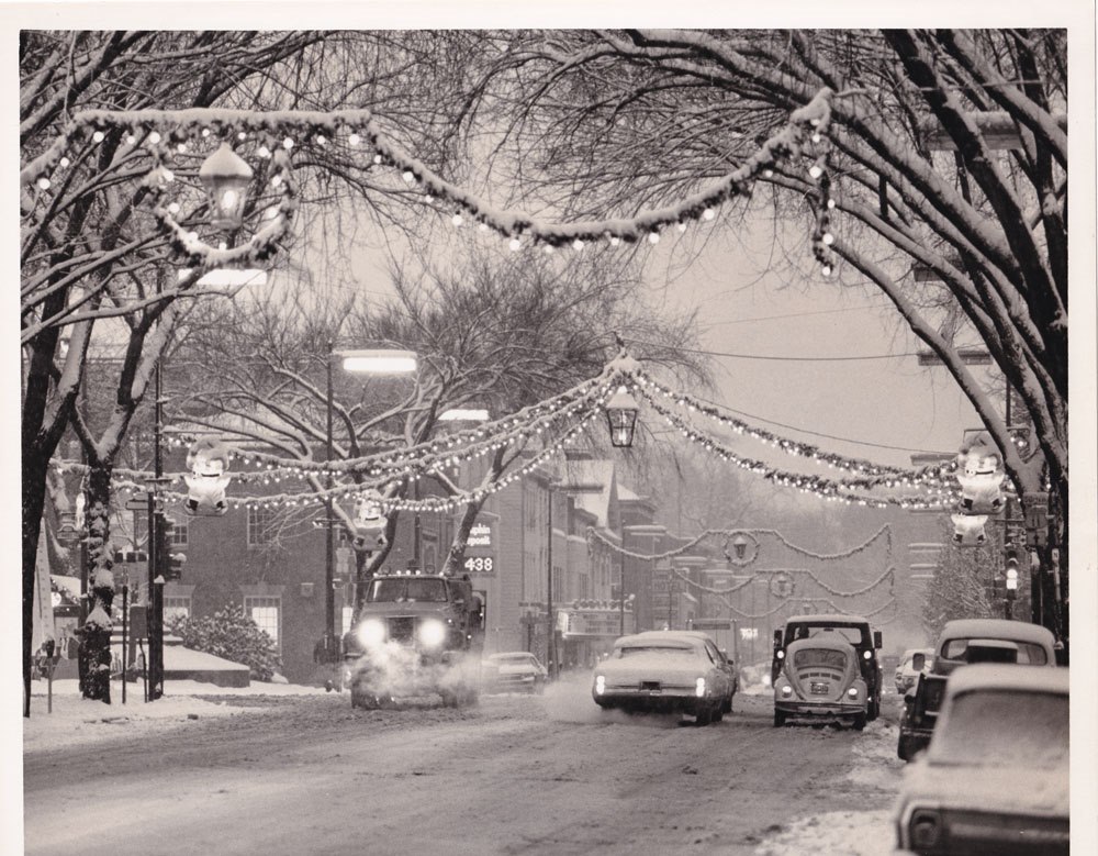 Downtown Carlisle Winter Scene