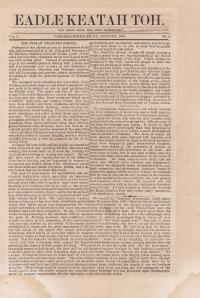 First Page of the Eadle Keatah Toh