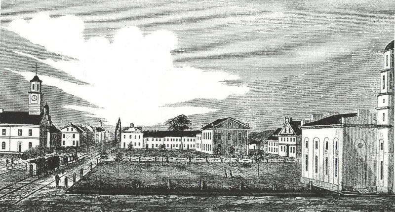 Print of Carlisle’s Square c. 1843