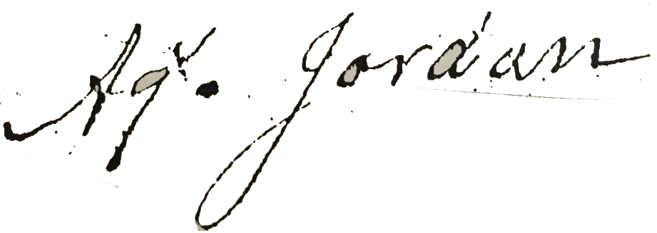 Agnes Jordan Signature