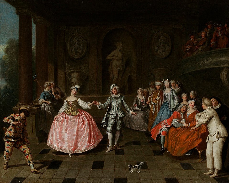 Antoine Pesne - The masquerade ball
