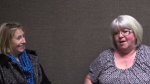 Screenshot from the Susan Beckey and Rebecca Lender Interview