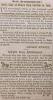 Scan of George Hendel announcing his plan to run a line of stages to various nearby locations in the Carlisle Herald, July 18, 1850.