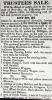 Advertisement for the sale of Milligan’s property. American Volunteer, February 28, 1839.