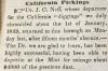 Image of news of the Dr. Neff returning home from the gold fields. Carlisle Herald, April 1, 1850.